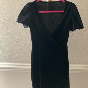 Little Black Velvet Dress